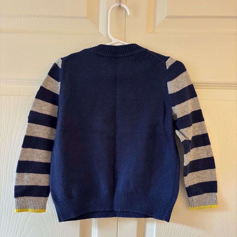 Mini Boden Navy Outer Space Sweater Sz 3-4 - Picture 4 of 4